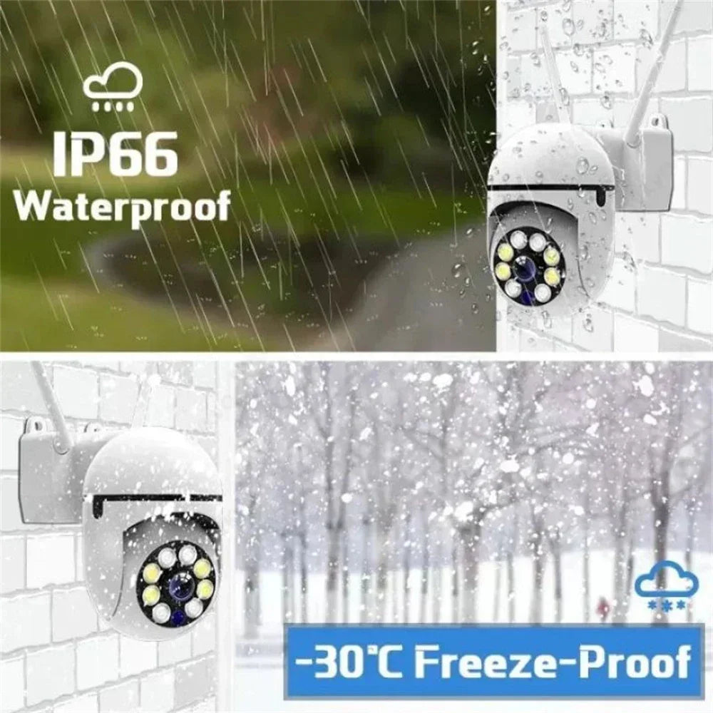R-Gadgets™ Wireless Security Surveillance Camera |Outdoor 4X Zoom |Two-way Audio HD Cam
