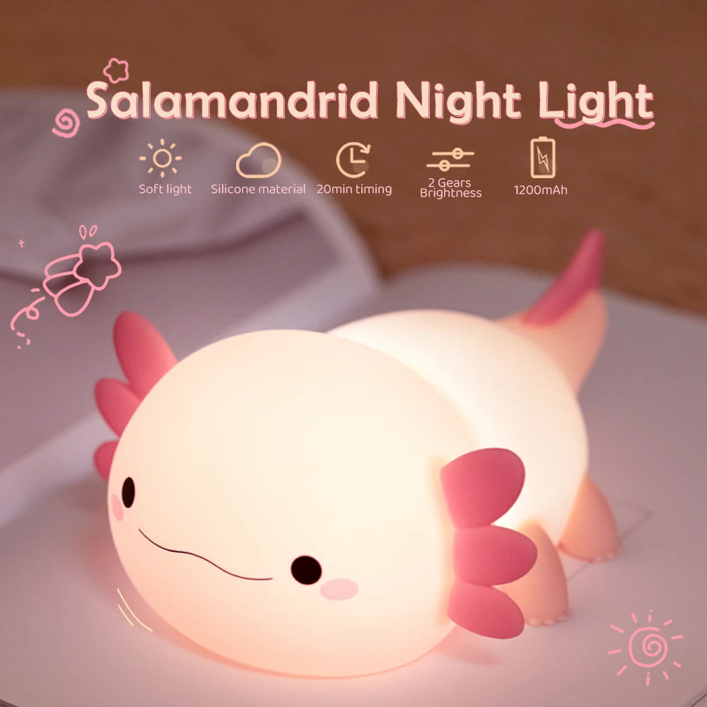 R-Gadgets™ Cute Night Light |Touch Control |Silicone |LED