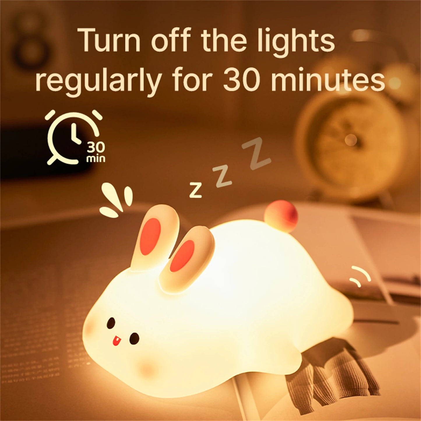 R-Gadgets™ Cute Night Light |Touch Control |Silicone |LED