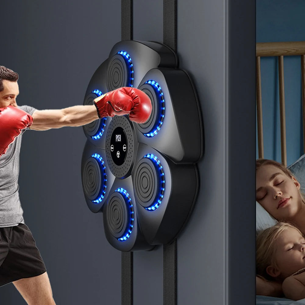 R-Gadgets™ Music Boxing Machine |Smart Bluetooth |LED responsive Lights