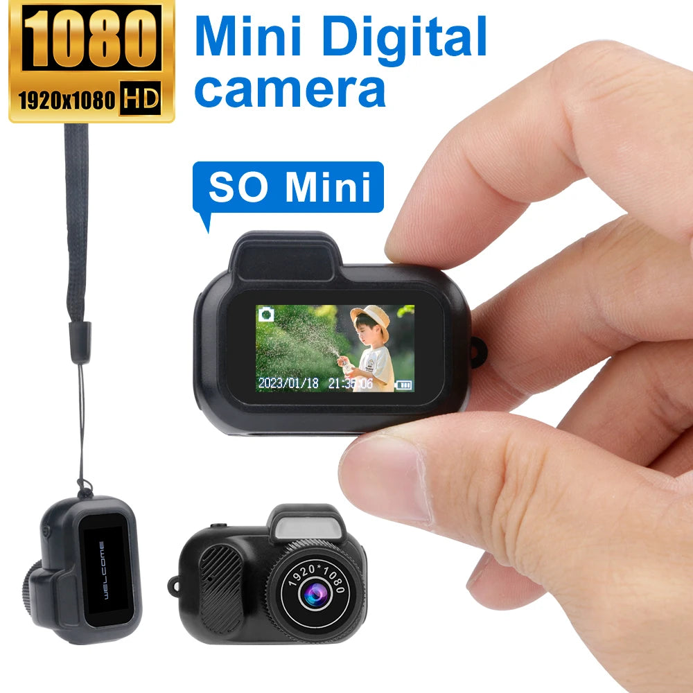 R-Gadgets™  Mini Camera with Flash |Video recorder |LCD screen