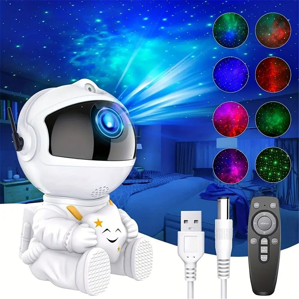 R-Gadgets™ Astronaut Starry Sky Projection Light |Water ripple ambience