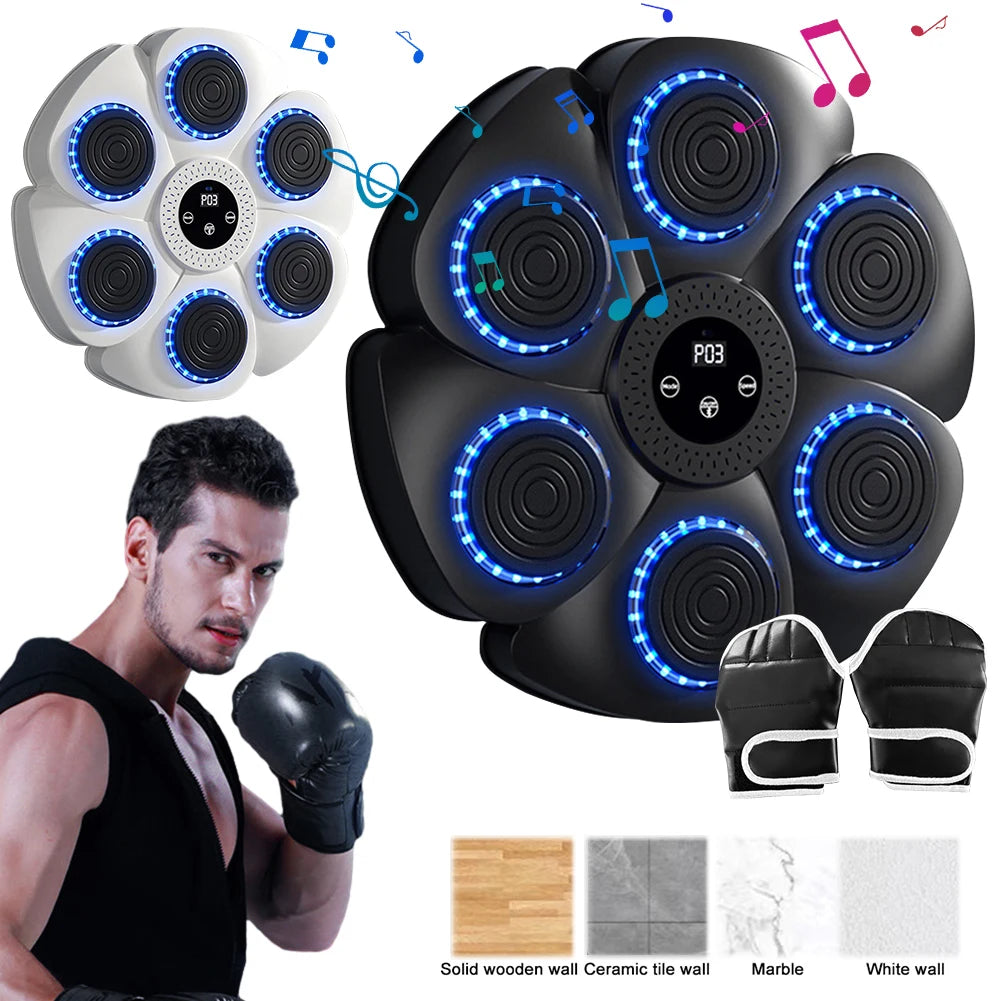 R-Gadgets™ Music Boxing Machine |Smart Bluetooth |LED responsive Lights